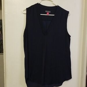 Vince Camuto Deep Blue Sleeveless Blouse